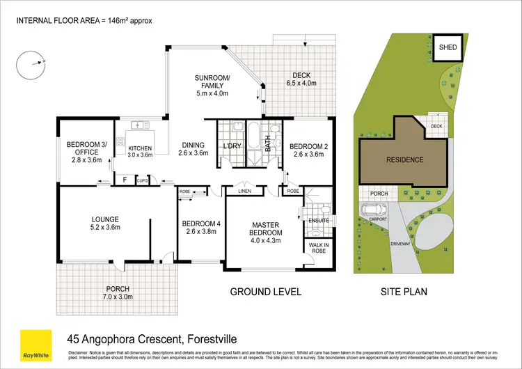 Floorplan of Homely house listing, 45 Angophora Crescent, Forestville NSW 2087