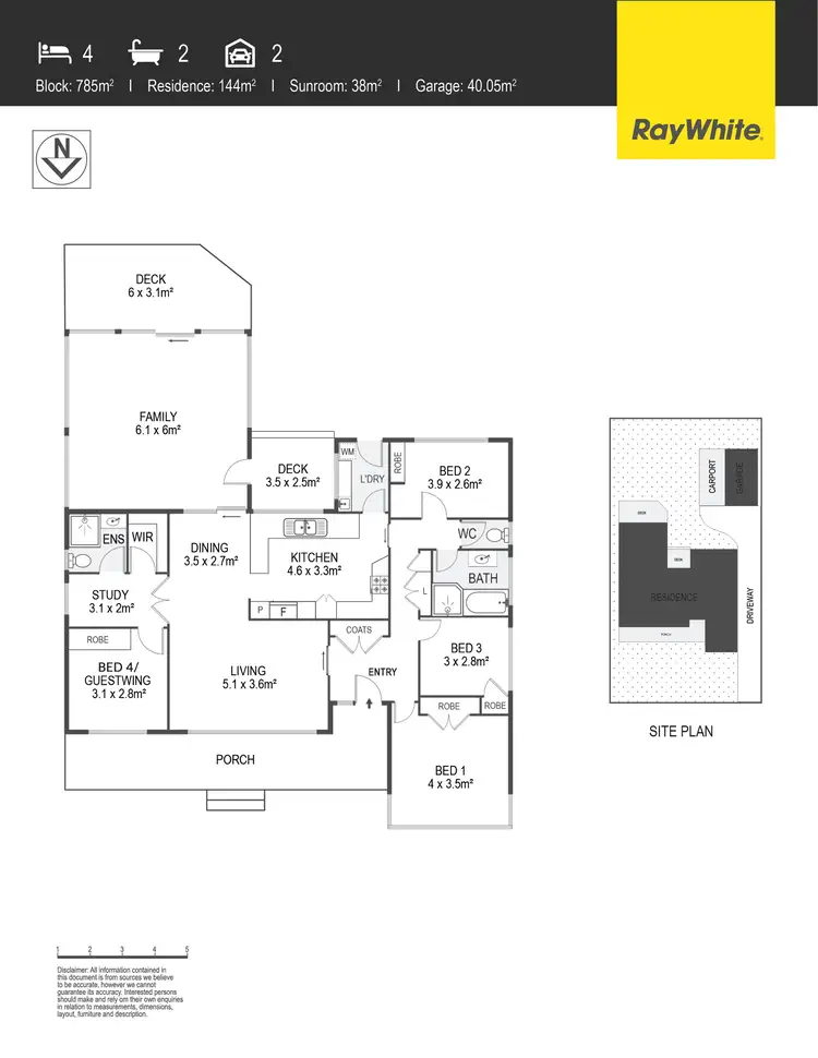 Floorplan of Homely house listing, 6 Coppin Place, Weetangera ACT 2614