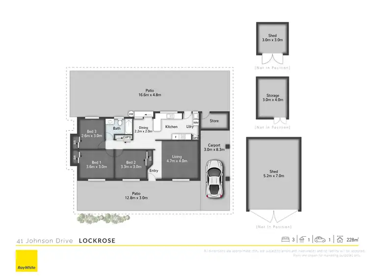 Floorplan of Homely house listing, 41 Johnson Drive, Lockrose QLD 4342