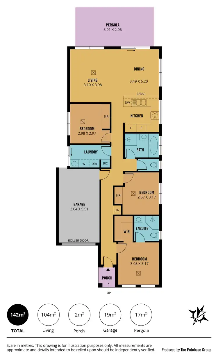 Floorplan of Homely house listing, 1/7 O'Connell Street, Salisbury Downs SA 5108