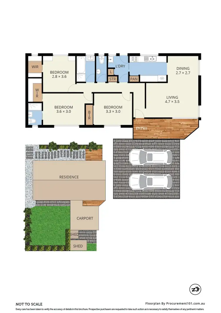 Floorplan of Homely unit listing, 1/2 Short Street, Vermont VIC 3133
