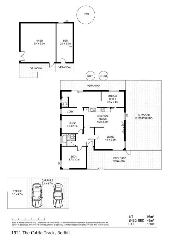 Floorplan of Homely house listing, 1921 The Cattle Track, Redhill SA 5521