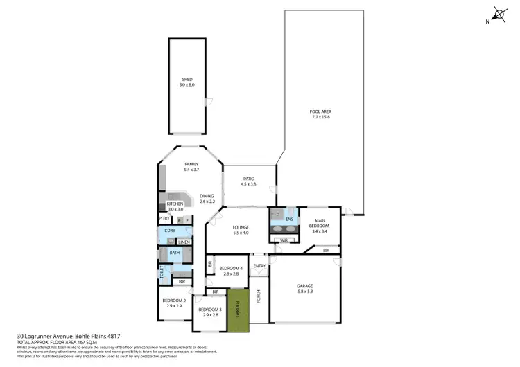 Floorplan of Homely house listing, 30 Logrunner Avenue, Bohle Plains QLD 4817