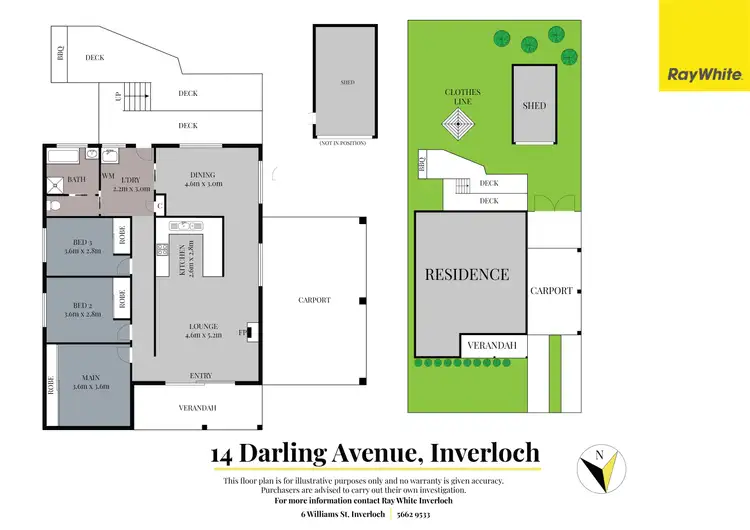 Floorplan of Homely house listing, 14 Darling Avenue, Inverloch VIC 3996
