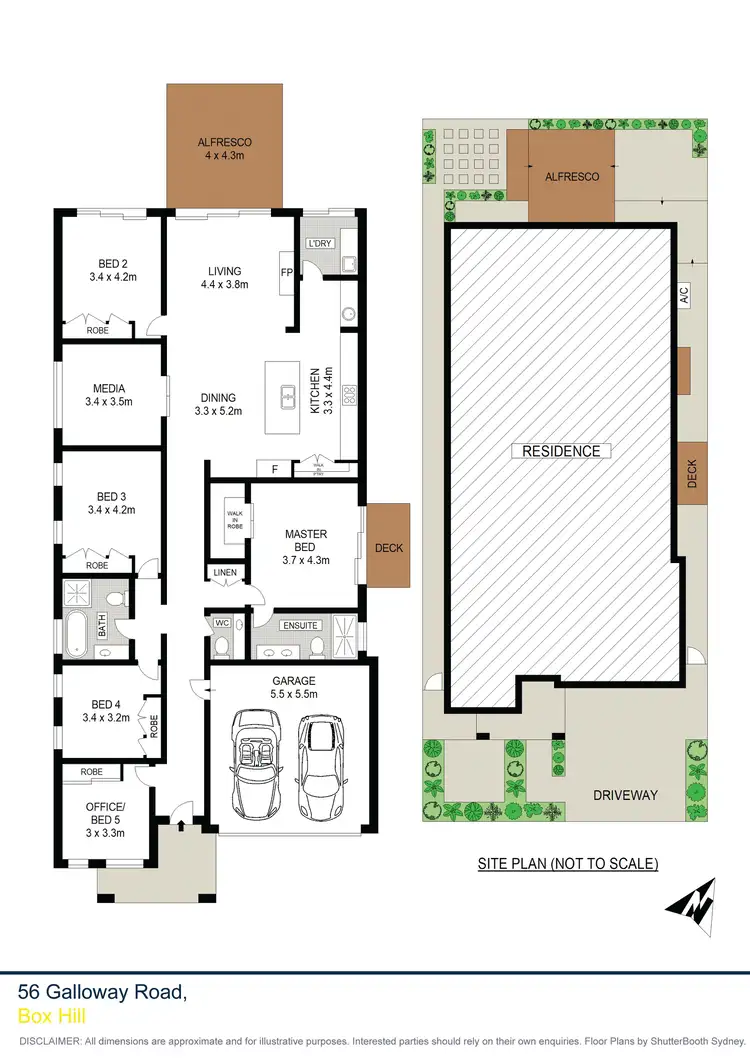 Floorplan of Homely house listing, 56 Galloway Road, Box Hill NSW 2765