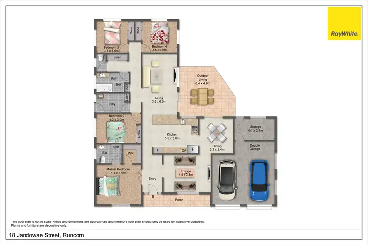 Floorplan of Homely house listing, 18 Jandowae Street, Runcorn QLD 4113