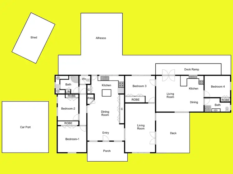 Floorplan of Homely house listing, 2 Guava Street, Red Cliffs VIC 3496