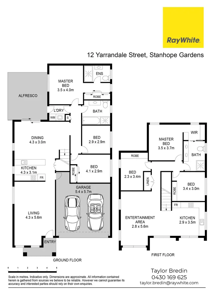 Floorplan of Homely house listing, 12 Yarrandale Street, Stanhope Gardens NSW 2768