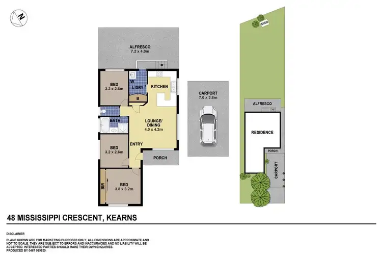 Floorplan of Homely house listing, 48 Mississippi Crescent, Kearns NSW 2558