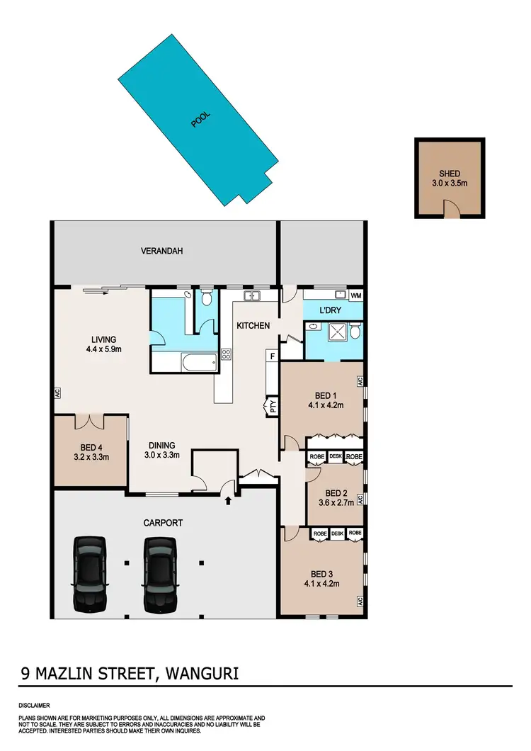 Floorplan of Homely house listing, 9 Mazlin Street, Wanguri NT 810
