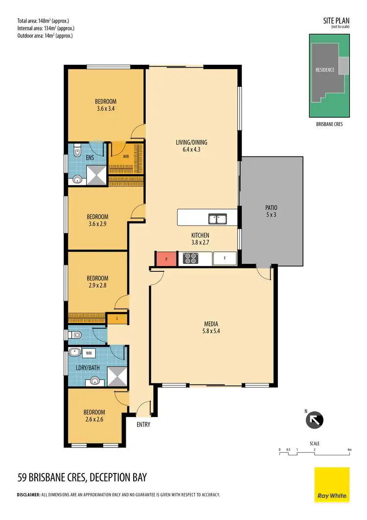 Floorplan of Homely house listing, 59 Brisbane Crescent, Deception Bay QLD 4508