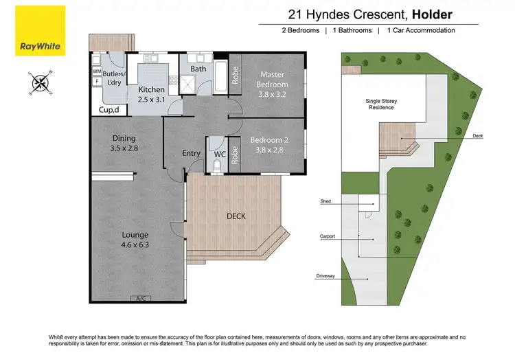 Floorplan of Homely townhouse listing, 21 Hyndes Crescent, Holder ACT 2611