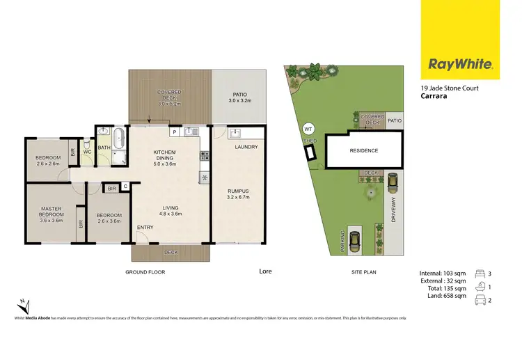 Floorplan of Homely house listing, 19 Jade Stone Court, Carrara QLD 4211