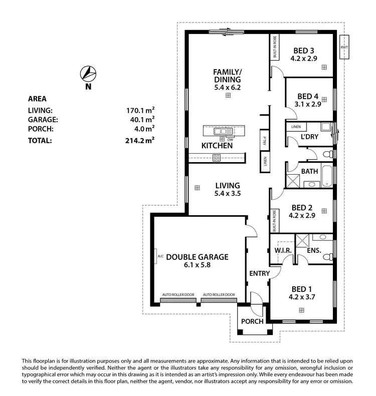 Floorplan of Homely house listing, 14 Parkview Drive, Murray Bridge SA 5253