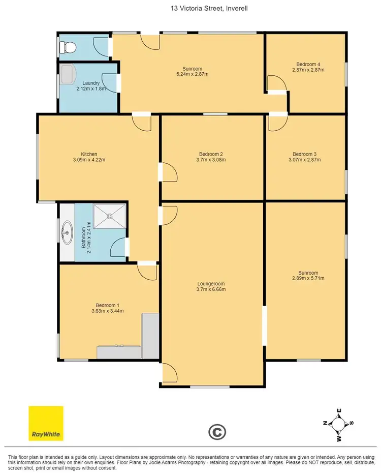 Floorplan of Homely house listing, 13 Victoria Street, Inverell NSW 2360