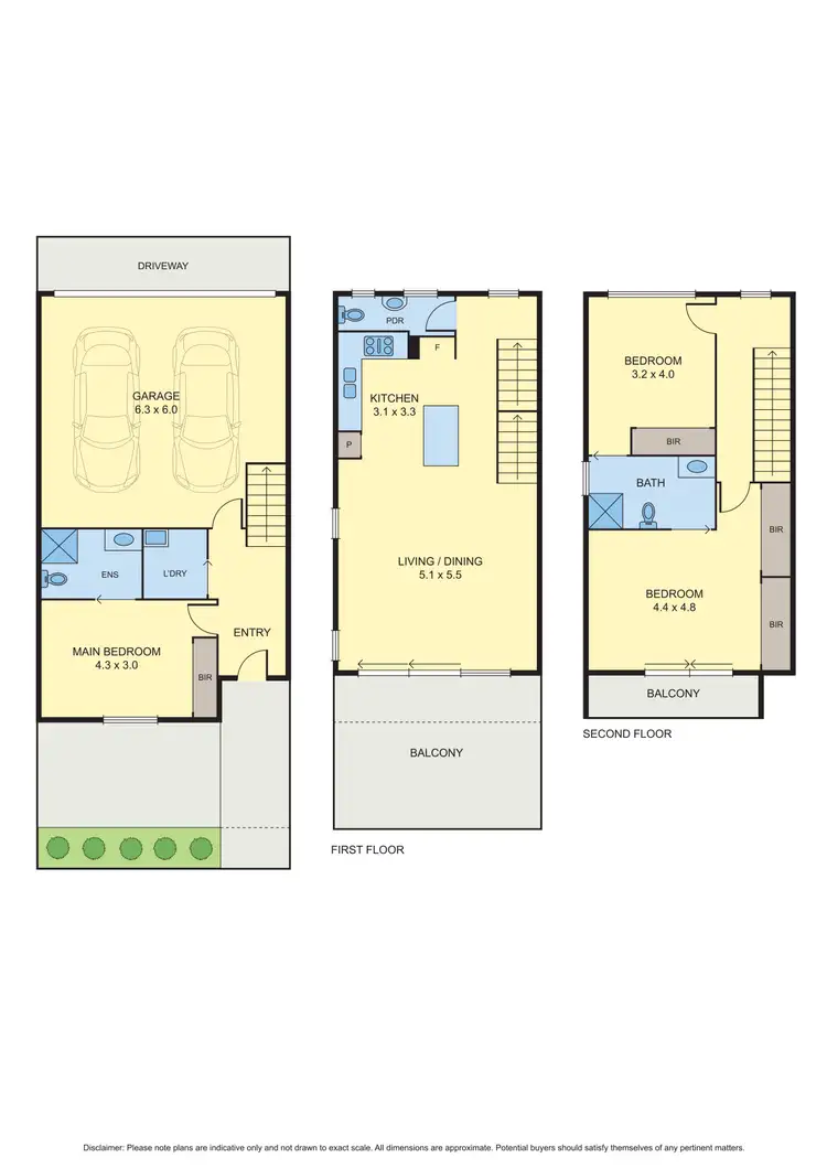 Floorplan of Homely townhouse listing, 10/19 Langtree Avenue, Pascoe Vale South VIC 3044