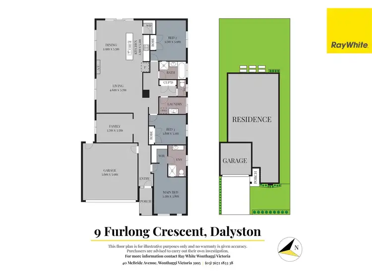 Floorplan of Homely house listing, 9 Furlong Crescent, Dalyston VIC 3992