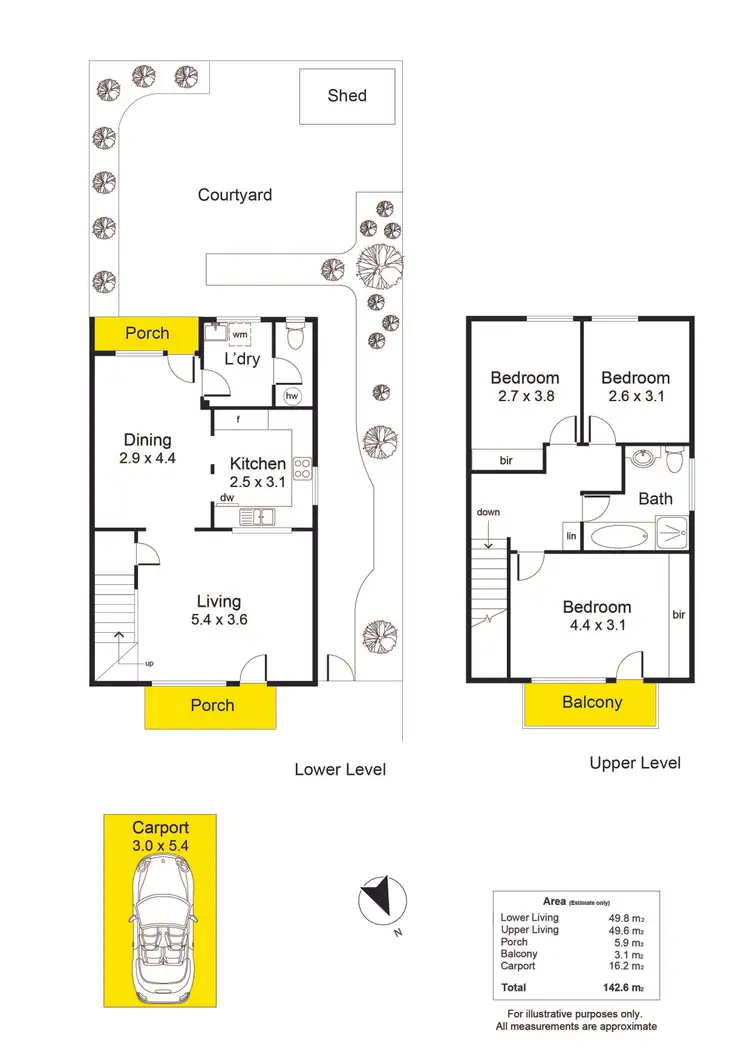 Floorplan of Homely townhouse listing, 5/20 Broad Street, Marden SA 5070