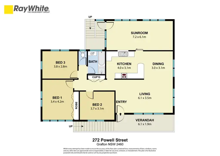 Floorplan of Homely house listing, 272 Powell Street, Grafton NSW 2460