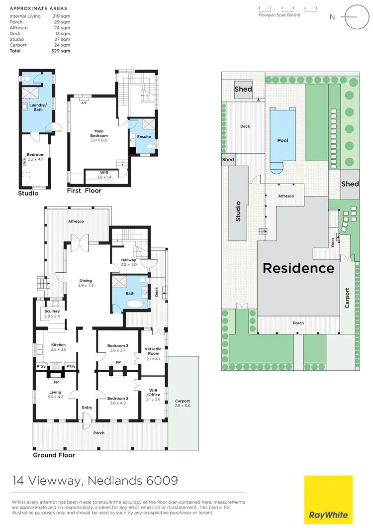 Floorplan of Homely house listing, 14 Viewway, Nedlands WA 6009
