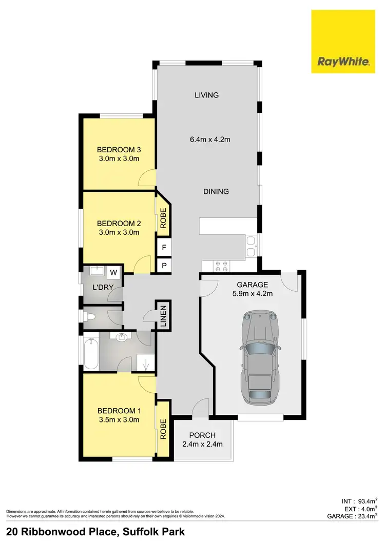 Floorplan of Homely house listing, 20 Ribbonwood Place, Suffolk Park NSW 2481