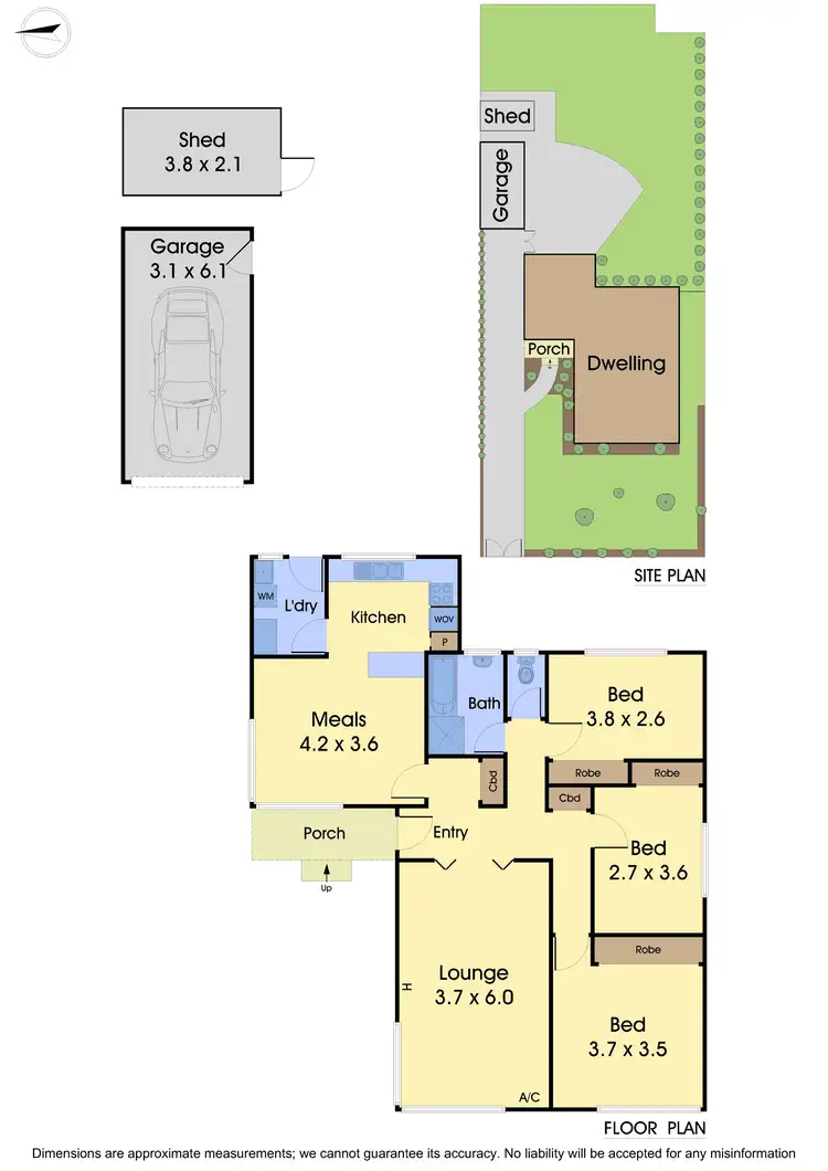 Floorplan of Homely house listing, 5 Gilbert Grove, Carnegie VIC 3163