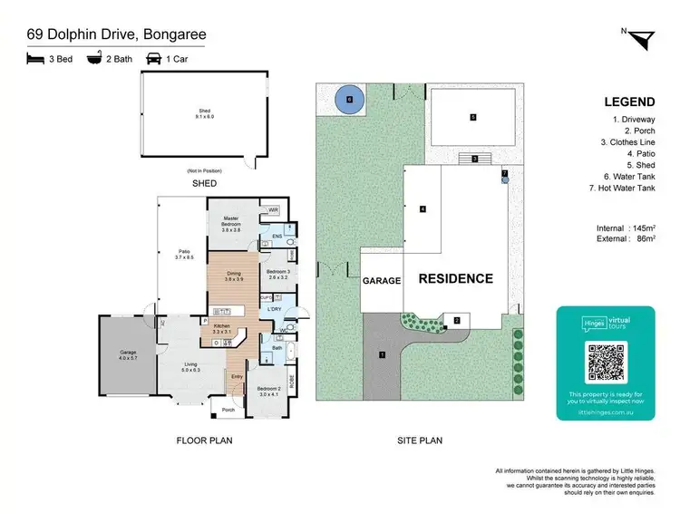 Floorplan of Homely house listing, 69 Dolphin Drive, Bongaree QLD 4507