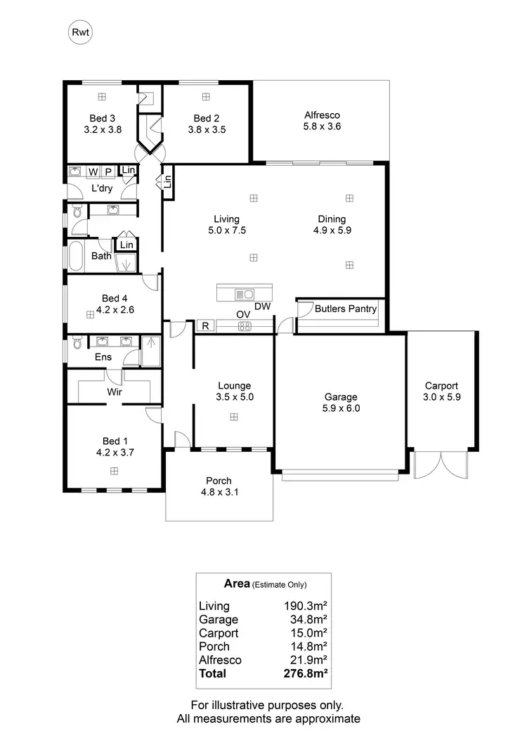 Floorplan of Homely house listing, 5 George Avenue, Virginia SA 5120