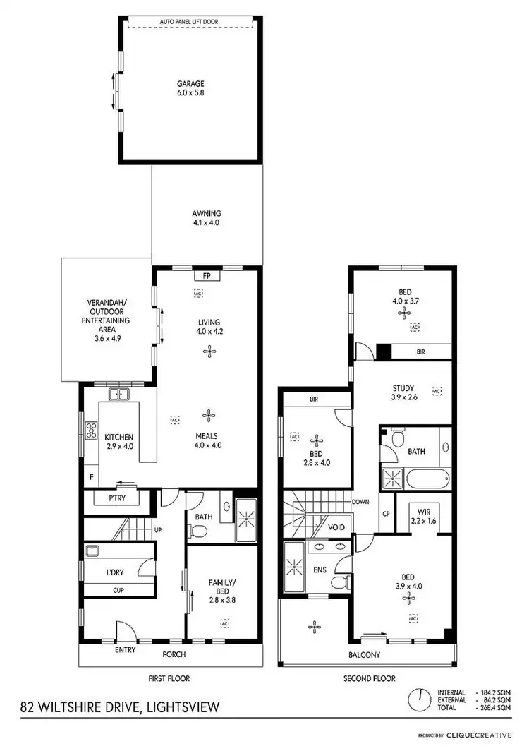 Floorplan of Homely house listing, 82 Wiltshire Drive, Lightsview SA 5085