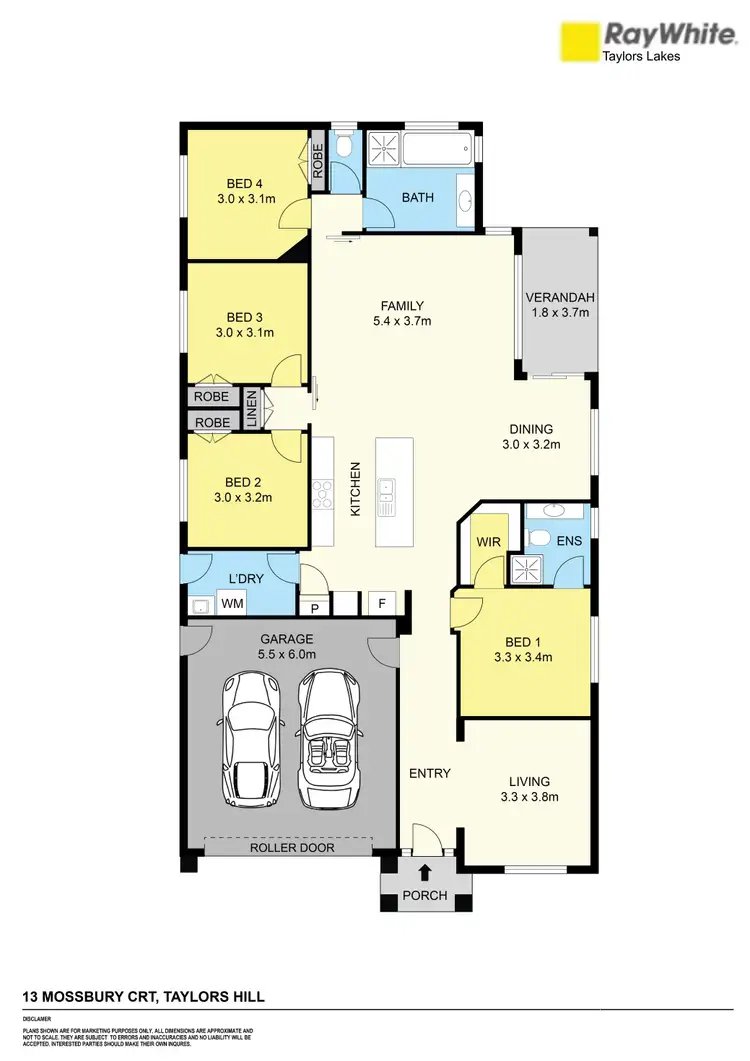 Floorplan of Homely house listing, 13 Mossbury Court, Taylors Hill VIC 3037