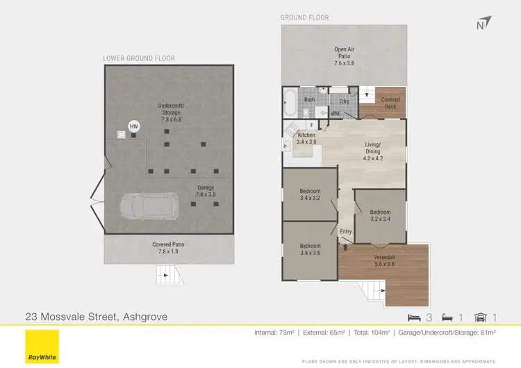 Floorplan of Homely house listing, 23 Mossvale Street, Ashgrove QLD 4060