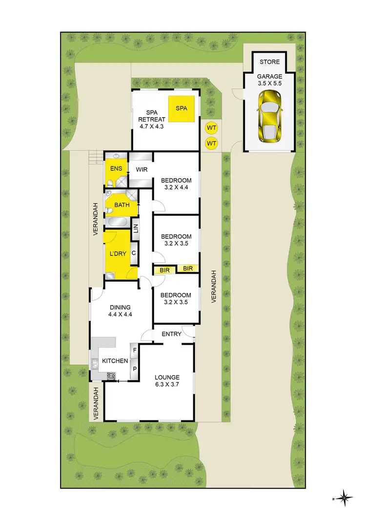 Floorplan of Homely house listing, 9 Birkenhead Drive, Grovedale VIC 3216