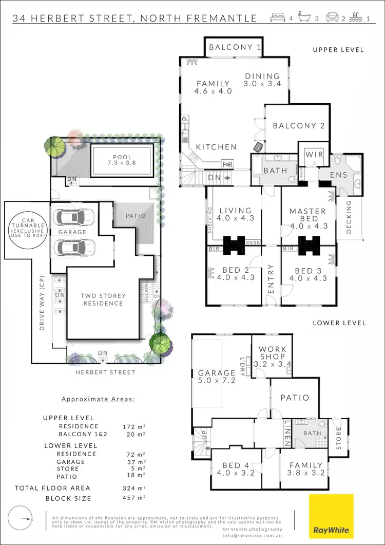 Floorplan of Homely house listing, 34 Herbert Street, North Fremantle WA 6159