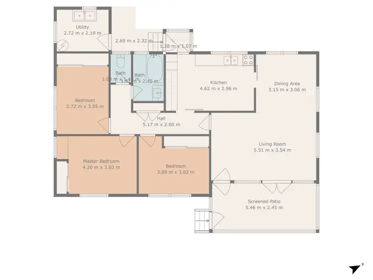 Floorplan of Homely house listing, 109 Retro Street, Emerald QLD 4720