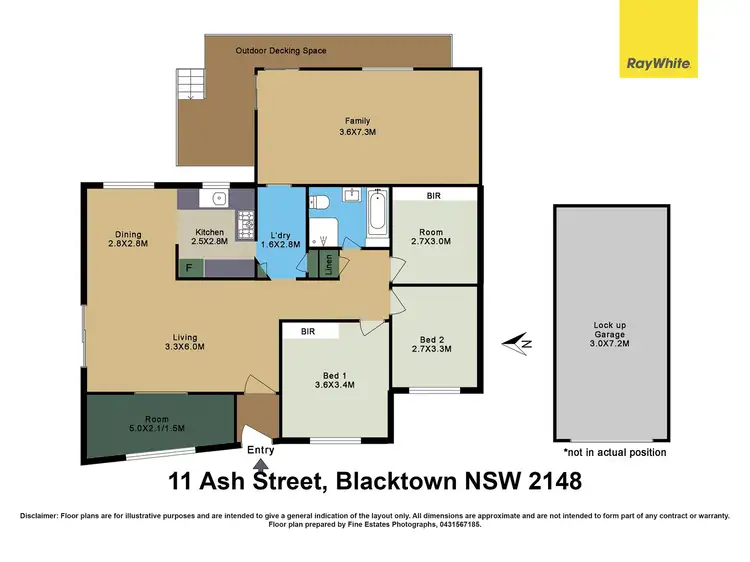 Floorplan of Homely house listing, 11 Ash Street, Blacktown NSW 2148