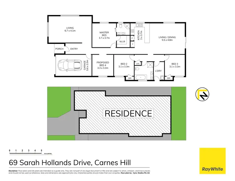 Floorplan of Homely house listing, 69 Sarah Hollands Drive, Carnes Hill NSW 2171