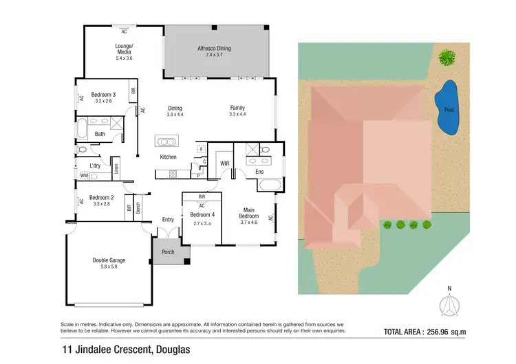 Floorplan of Homely house listing, 11 Jindalee Crescent, Douglas QLD 4814