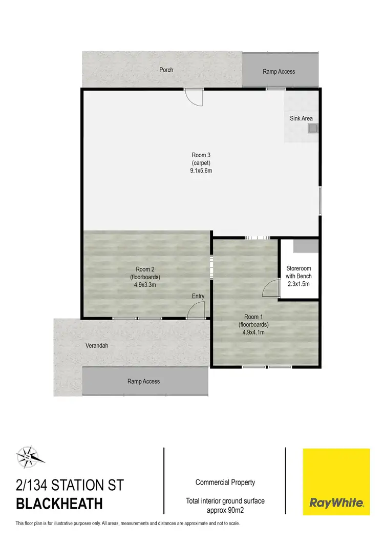 Floorplan of Homely unit listing, 2/134 Station Street, Blackheath NSW 2785