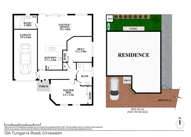 Floorplan of Homely house listing, 12A Tungarra Road, Girraween NSW 2145