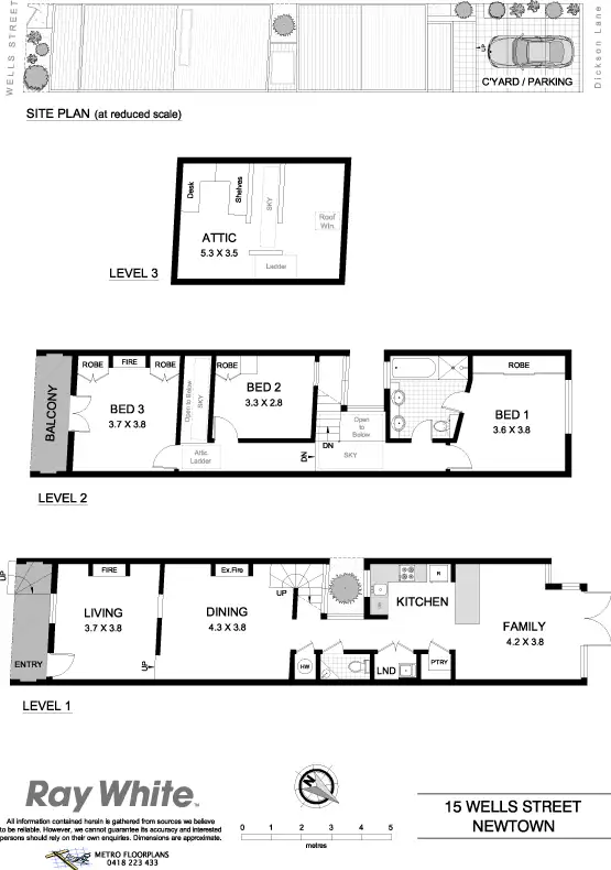 Floorplan of Homely house listing, 15 Wells Street, Newtown NSW 2042
