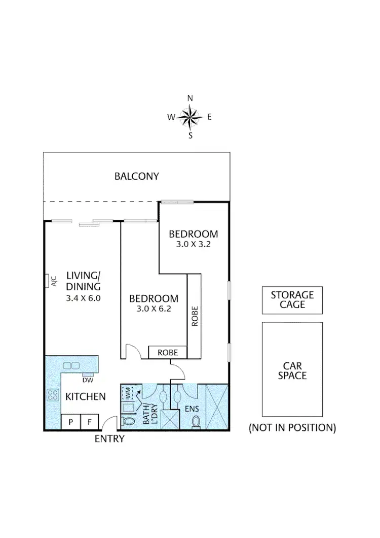 Floorplan of Homely apartment listing, G17/388 Murray Road, Preston VIC 3072