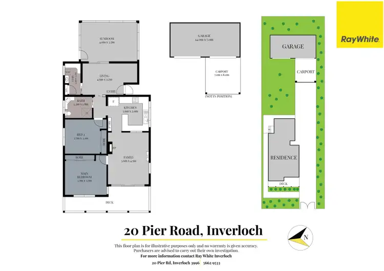 Floorplan of Homely house listing, 20 Pier Road, Inverloch VIC 3996