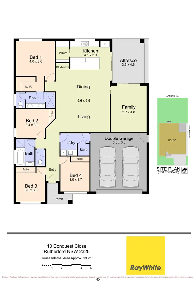 Floorplan of Homely house listing, 10 Conquest Close, Rutherford NSW 2320