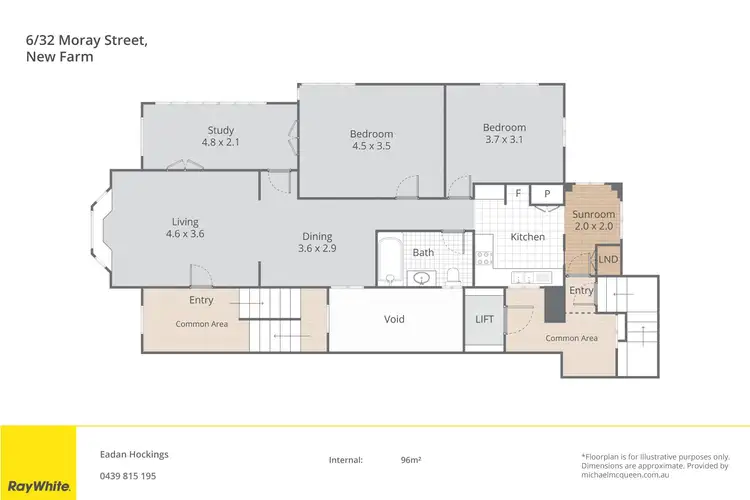 Floorplan of Homely apartment listing, 6/32 Moray Street, New Farm QLD 4005