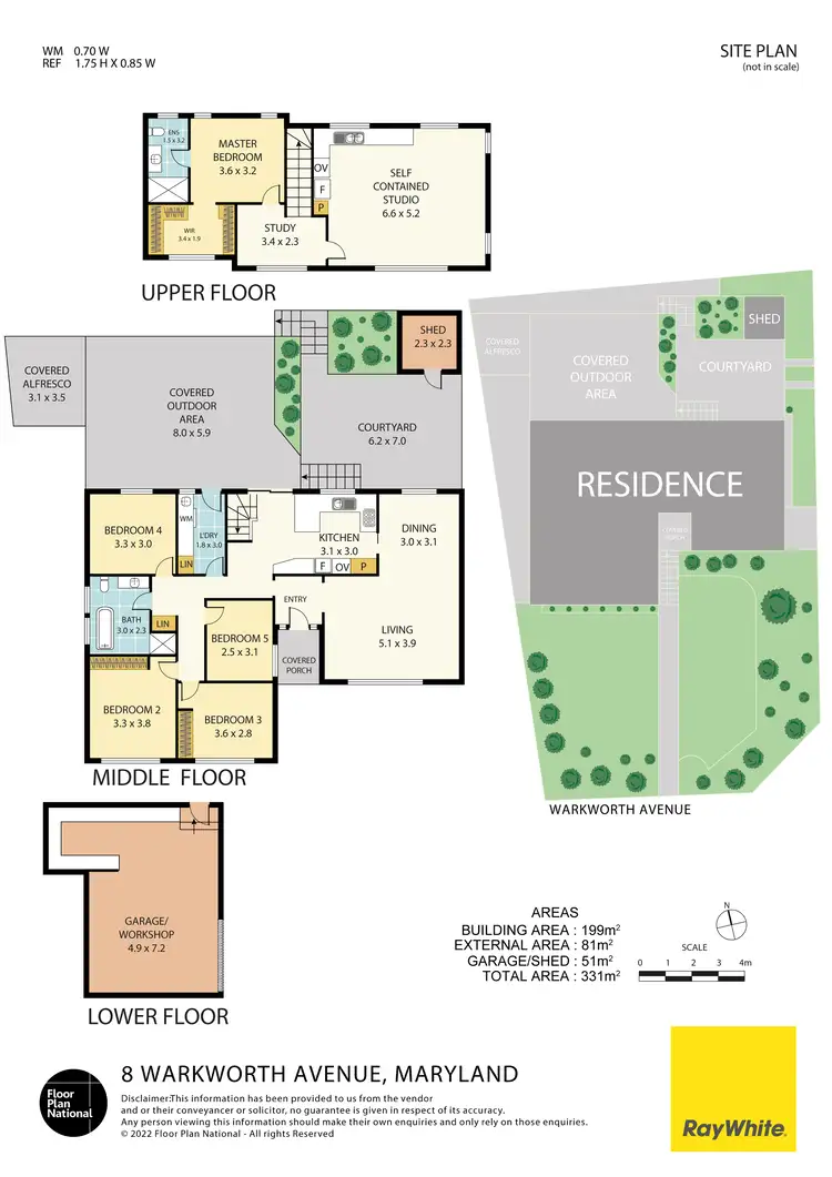 Floorplan of Homely house listing, 8 Warkworth Street, Maryland NSW 2287