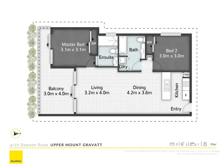 Floorplan of Homely unit listing, 4/27 Dawson Road, Upper Mount Gravatt QLD 4122