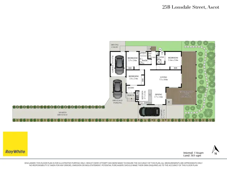 Floorplan of Homely house listing, 25B Lonsdale Street, Ascot QLD 4007