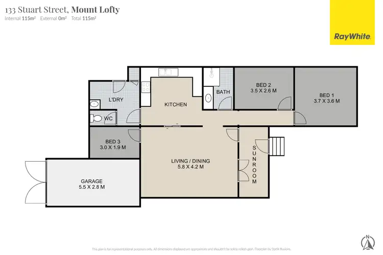 Floorplan of Homely house listing, 133 Stuart Street, North Toowoomba QLD 4350