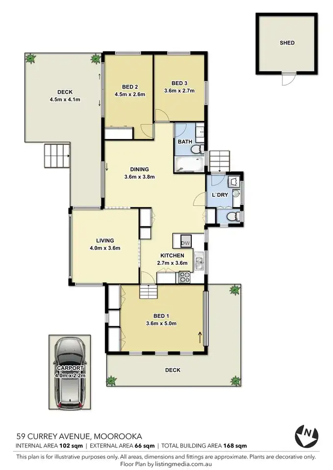 Floorplan of Homely house listing, 59 Currey Avenue, Moorooka QLD 4105