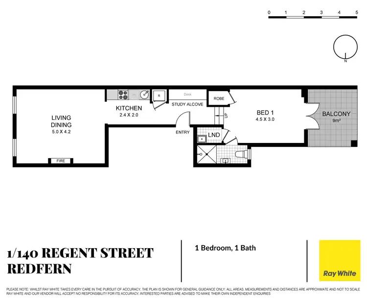 Floorplan of Homely apartment listing, 1/140 Regent Street, Redfern NSW 2016